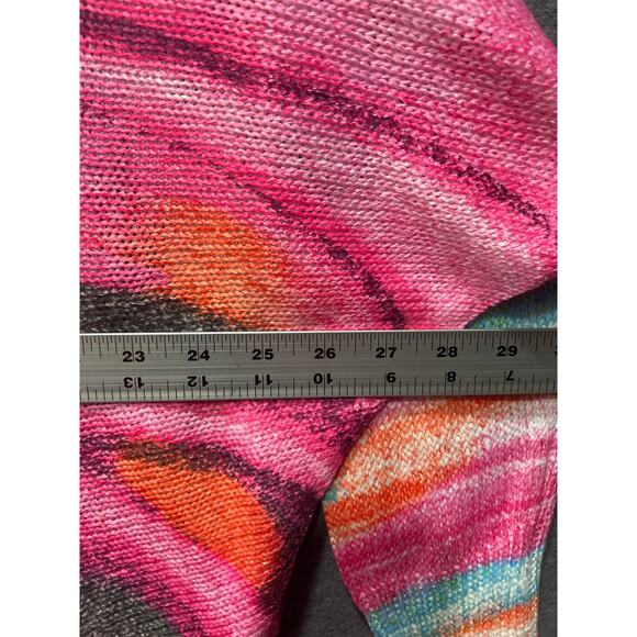 Made In Italy Swirl Printed Scoop Neck Women’s Relaxed Fit Sweater Size 3X NWOT - Picture 5 of 6